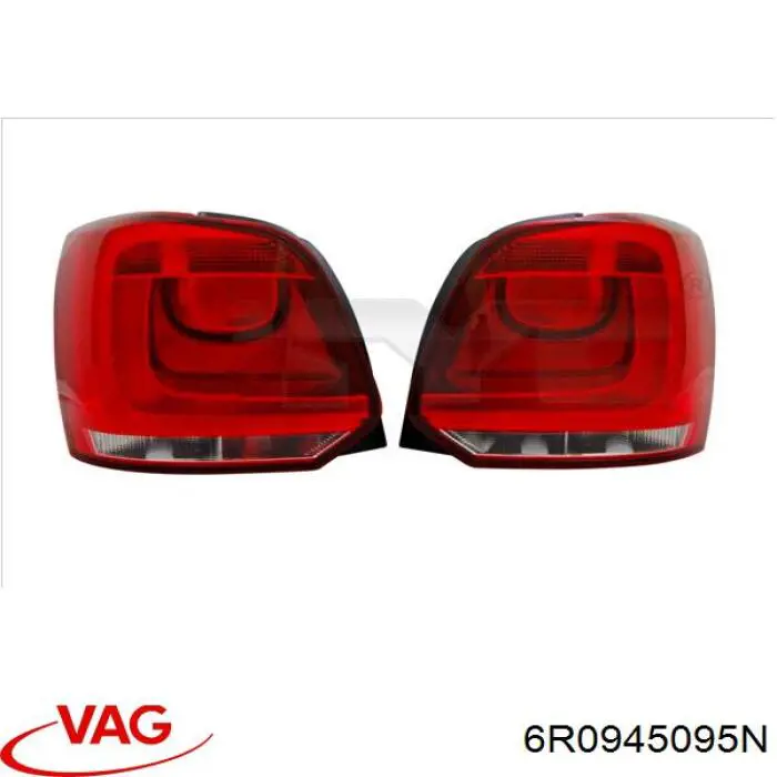 6R0945095N VAG Lampa zespolona tylna lewa