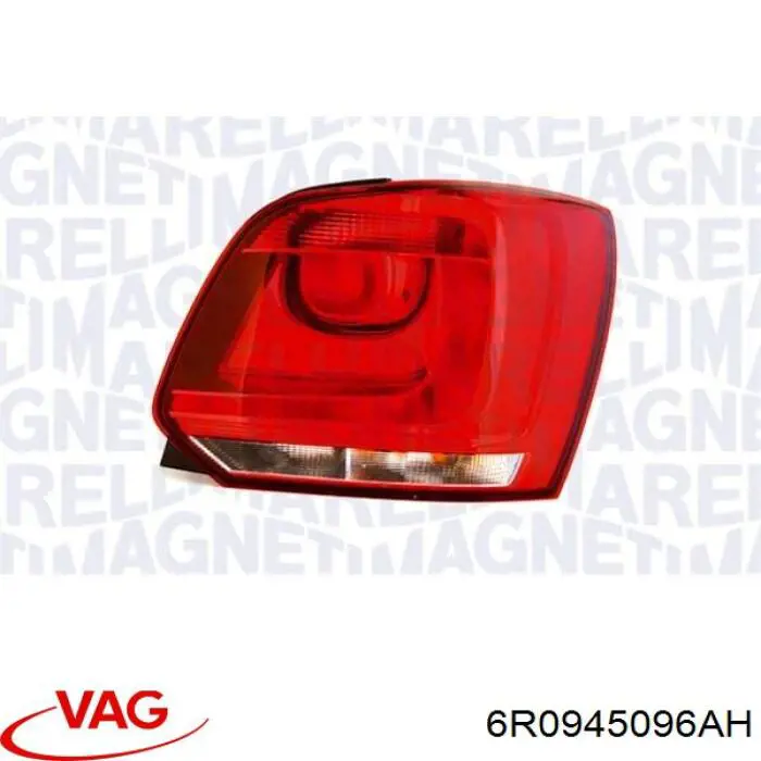 Lampa zespolona tylna prawa VAG 6R0945096AH cena, od 76,62 USD