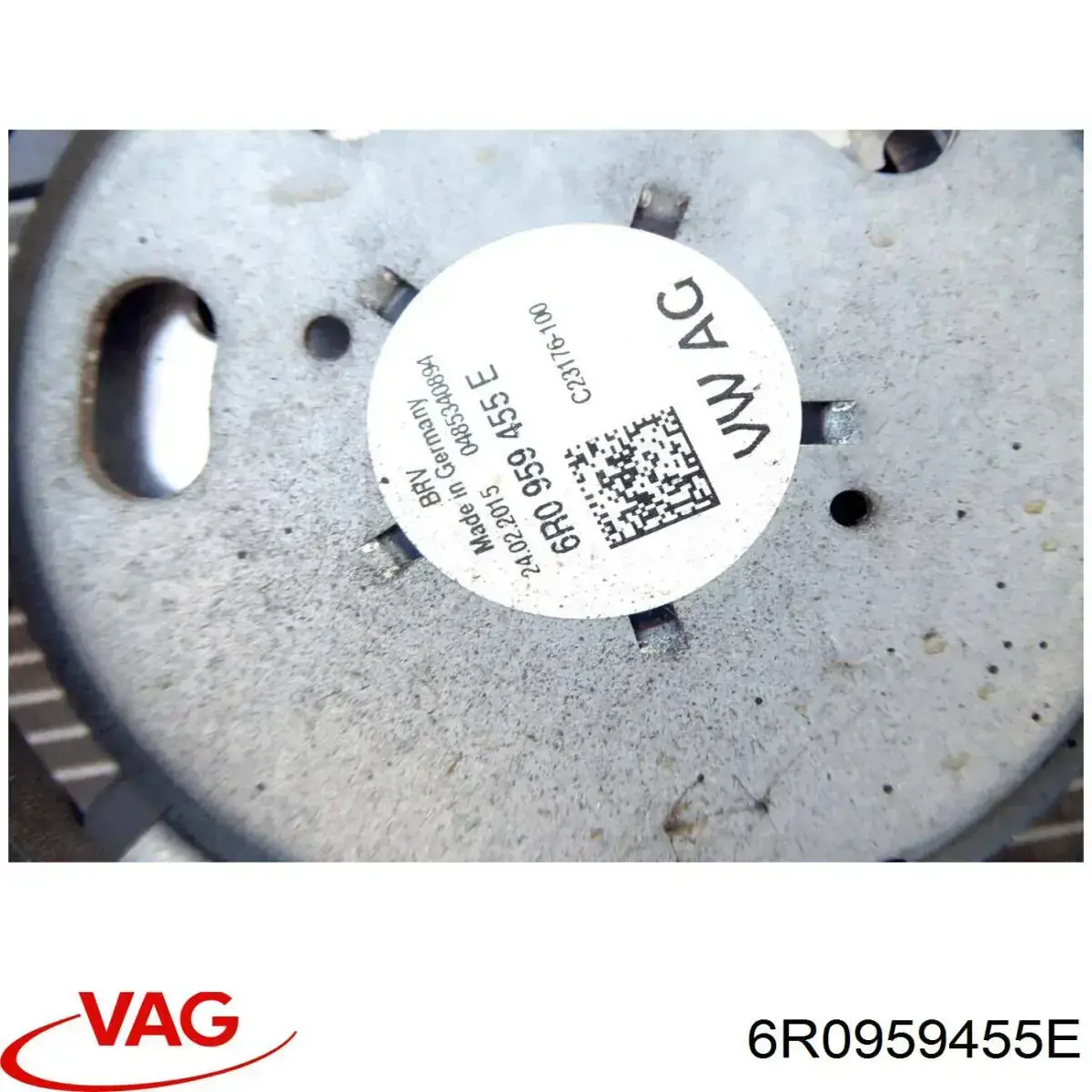 Do koszyka 6R0959455E VAG Wentylator elektryczny klimatyzacji kompletny (silnik+wirnik)