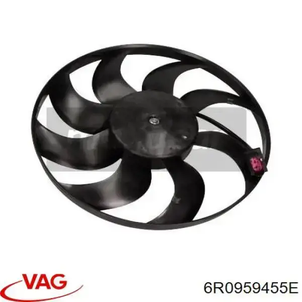 6R0959455E VAG Wentylator elektryczny klimatyzacji kompletny (silnik+wirnik)