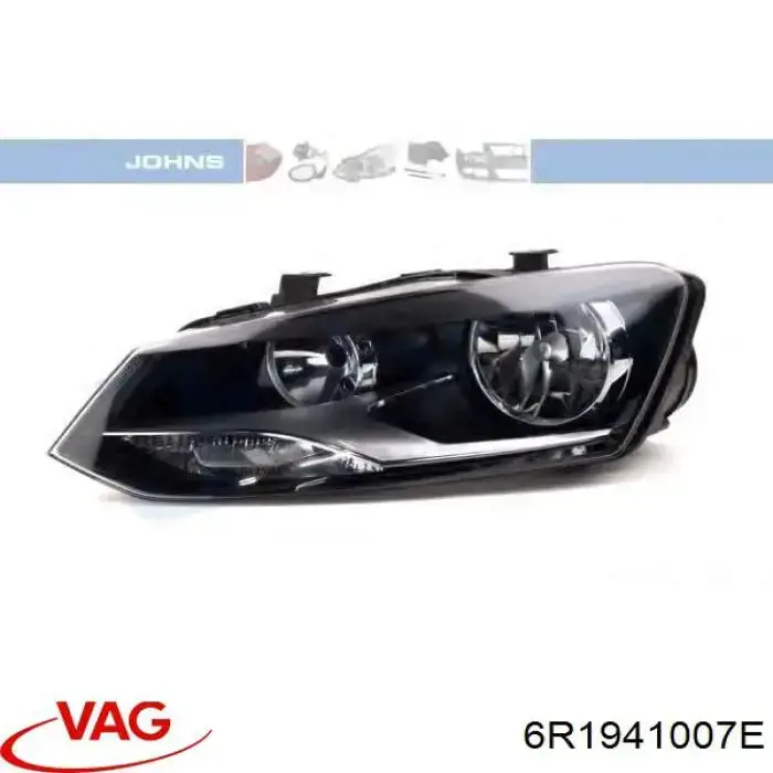 Do koszyka 6R1941007E VAG Reflektor lewy