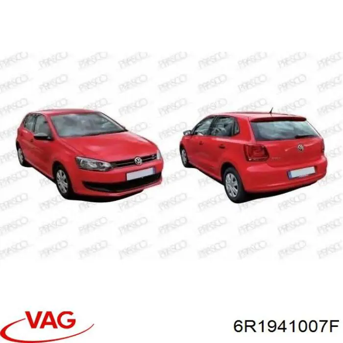 6R1941007F VAG Reflektor lewy
