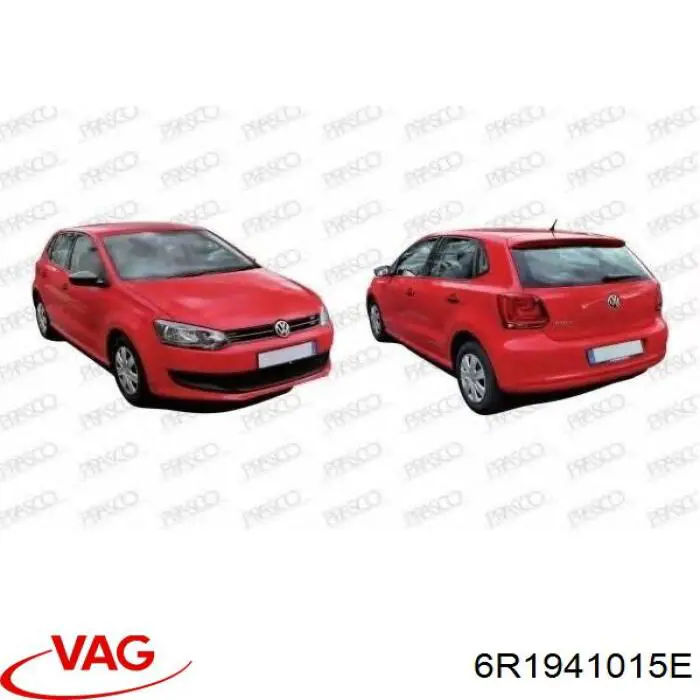 6R1941015E VAG Reflektor lewy