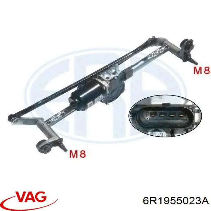Mechanizm wycieraczek VAG 6R1955023A cena, od 42,56 USD