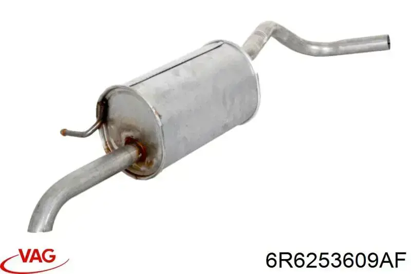 6R6253609AF VAG Tłumik, tylna część