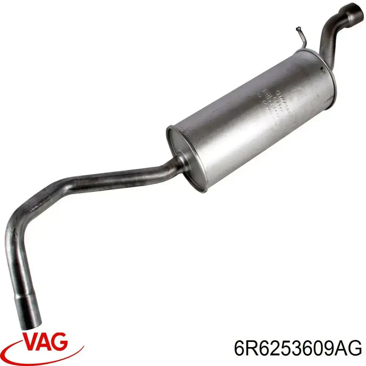 6R6253609AG VAG Tłumik, tylna część