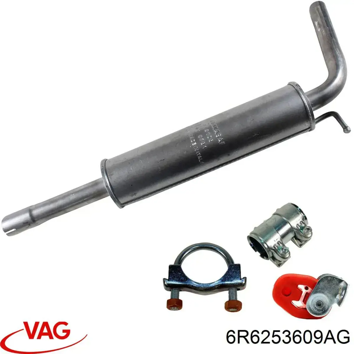 Tłumik, tylna część VAG 6R6253609AG cena, od 99,68 USD