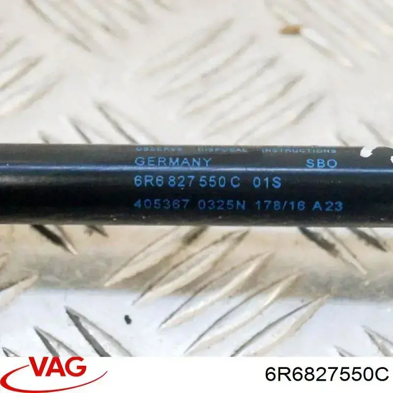 Do koszyka 6R6827550C VAG Amortyzator klapy bagażnika (3/5 drzwi-tylnych)