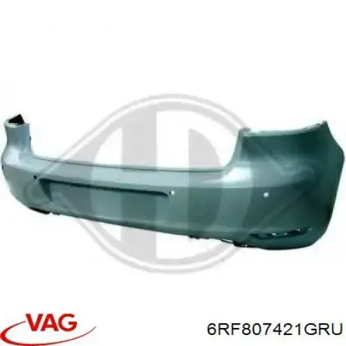 6RF807421GRU VAG Zderzak tylny