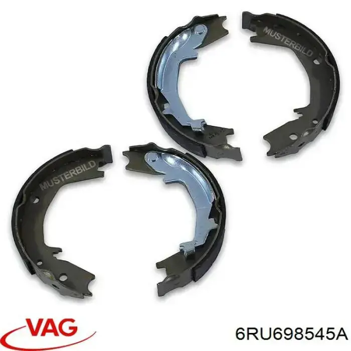 Zestaw naprawczy klocków hamulcowych VAG 6RU698545A cena, od 31,92 USD