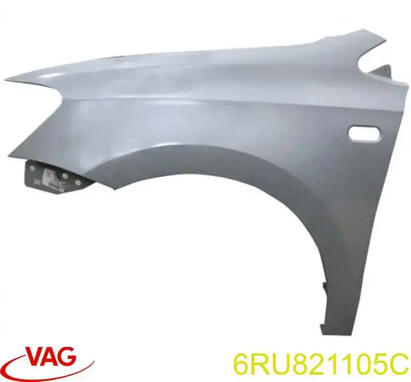 Błotnik przedni lewy do Volkswagen Polo V RUS 602, 604, 612, 614