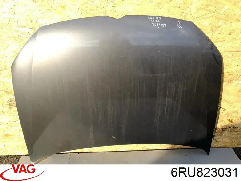 Do koszyka 6RU823031 VAG Maska silnika