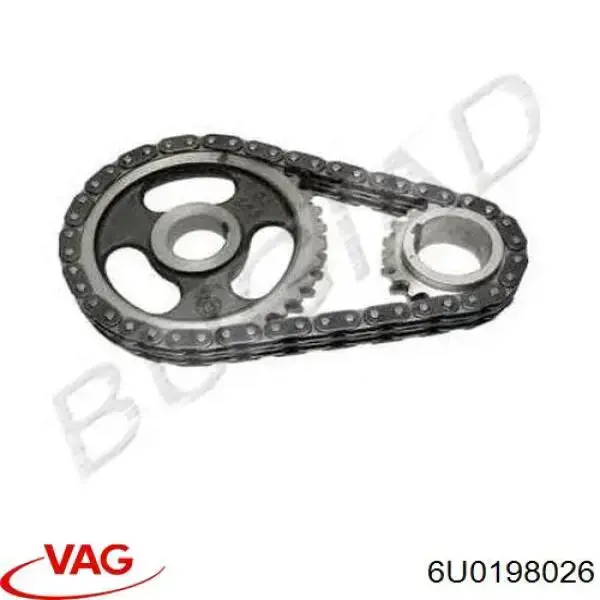 Łańcuch rozrządu, zestaw VAG 6U0198026 cena, od 33,78 USD