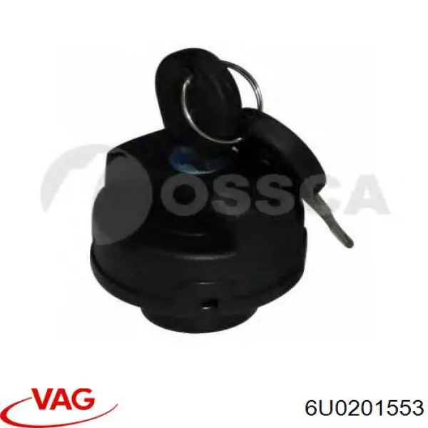 6U0201553 VAG Korek wlewu paliwa
