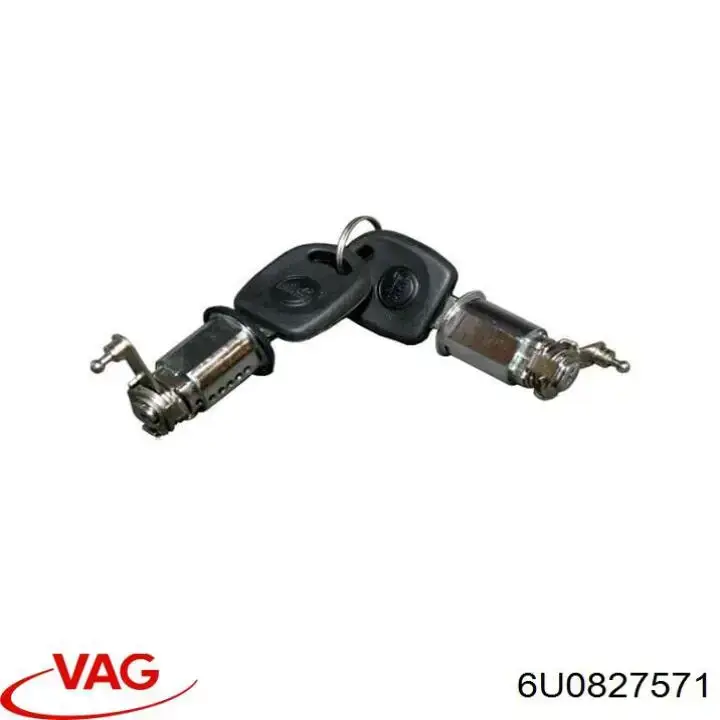 6U0827571 VAG Zamek klapy bagażnika (3/5 drzwi tylnych)