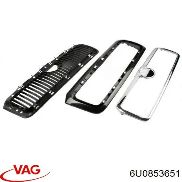 6U0853651 VAG Atrapa chłodnicy