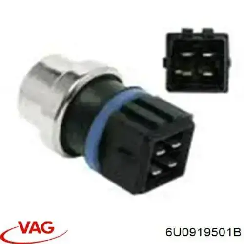 6U0919501B VAG Czujnik temperatury płynu chłodzącego
