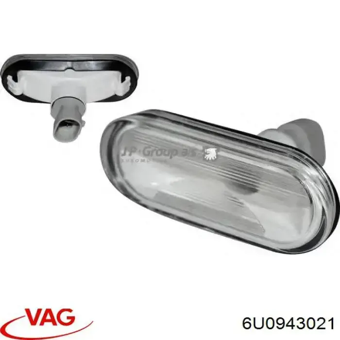 6U0943021 VAG Lampa oświetlenia tylnej tablicy rejestracyjnej