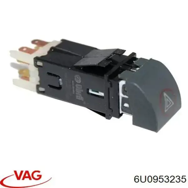 6U0953235 VAG Przycisk włączania światła awaryjnego