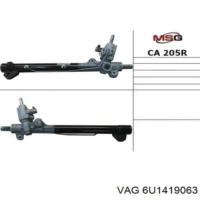 Listwa kierownicza (maglownica) VAG 6U1419063 cena, od 104,57 USD