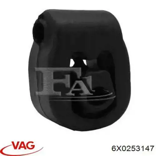 6X0253147 VAG Poduszka mocowania tłumika