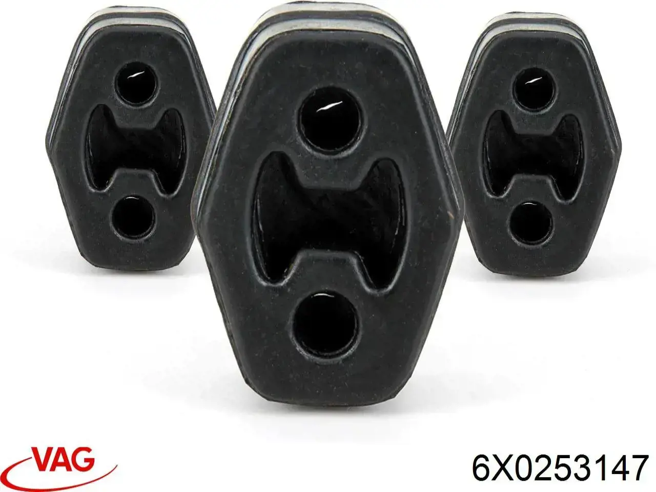 Do koszyka 6X0253147 VAG Poduszka mocowania tłumika