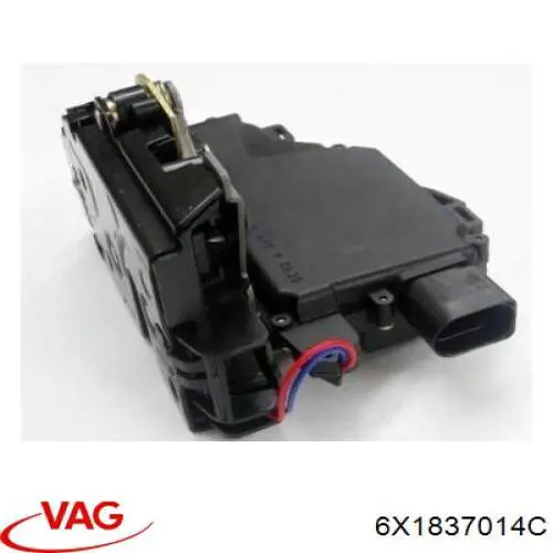 6X1837014C VAG Zamek drzwi przednich prawych