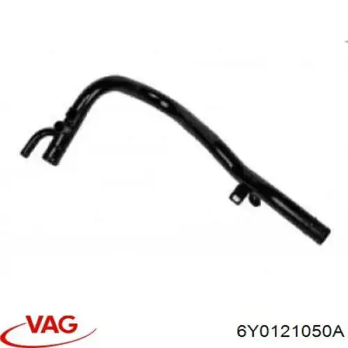 6Y0121050A VAG Przewód (króciec) układu chłodzenia