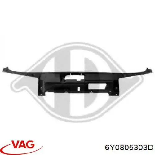Osłona chłodnicy górna (panel mocowania reflektorów) VAG 6Y0805303D cena, od 79,30 USD