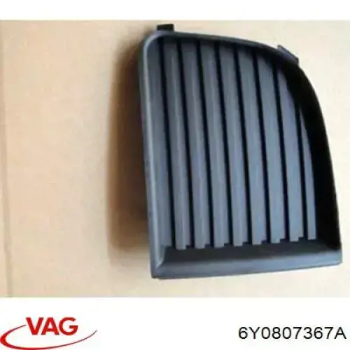 6Y0807367A VAG Zaślepka (kratki) lamp przeciwmgielnych zderzaka przedniego lewa