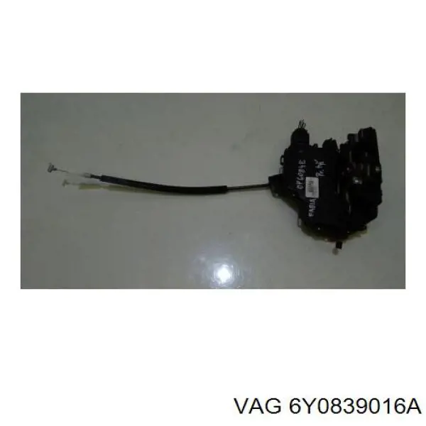 Do koszyka 6Y0839016A VAG Zamek drzwi tylnych prawych