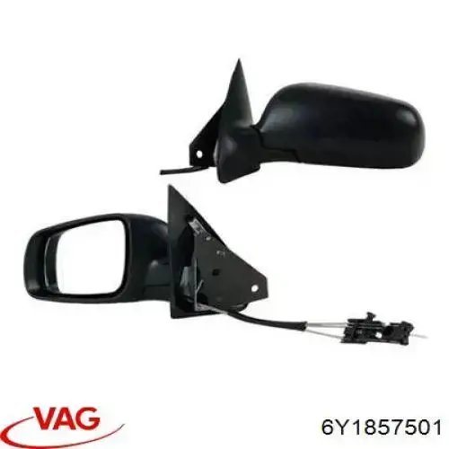 6Y1857501 VAG Lusterko wsteczne lewe