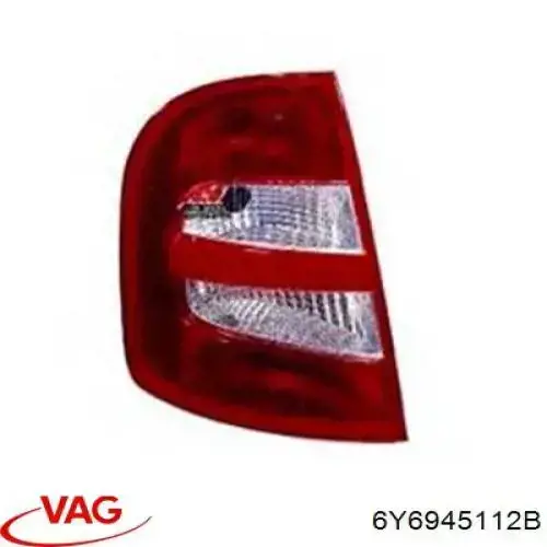 Lampa zespolona tylna prawa VAG 6Y6945112B cena, od 49,44 USD