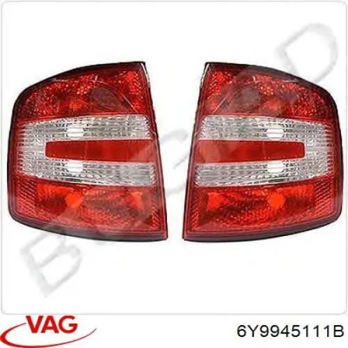 6Y9945111B VAG Lampa zespolona tylna lewa