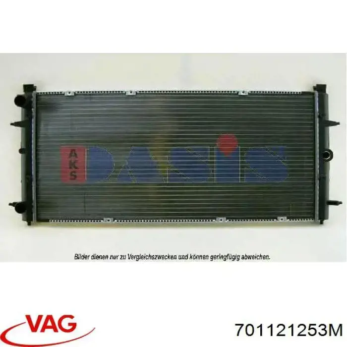 Chłodnica silnika VAG 701121253M cena, od 85,71 USD