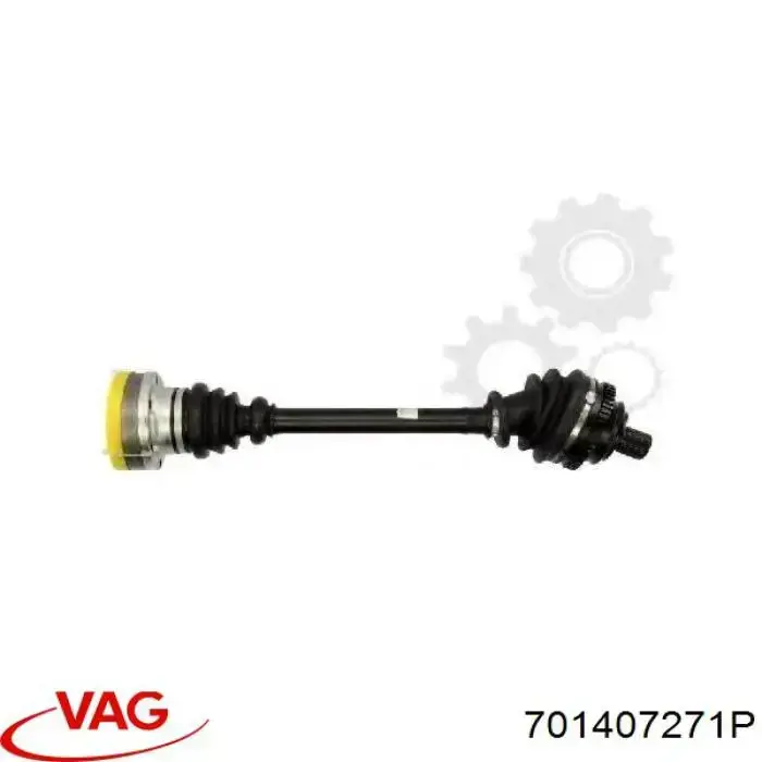 Półoś napędowa przednia prawa VAG 701407271P cena, od 103,80 USD