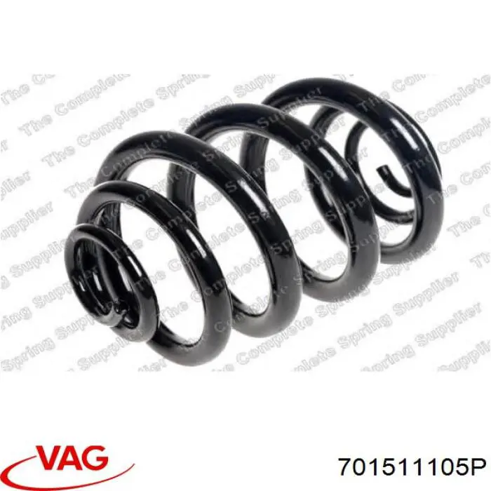 Do koszyka 701511105P VAG Sprężyna tylna