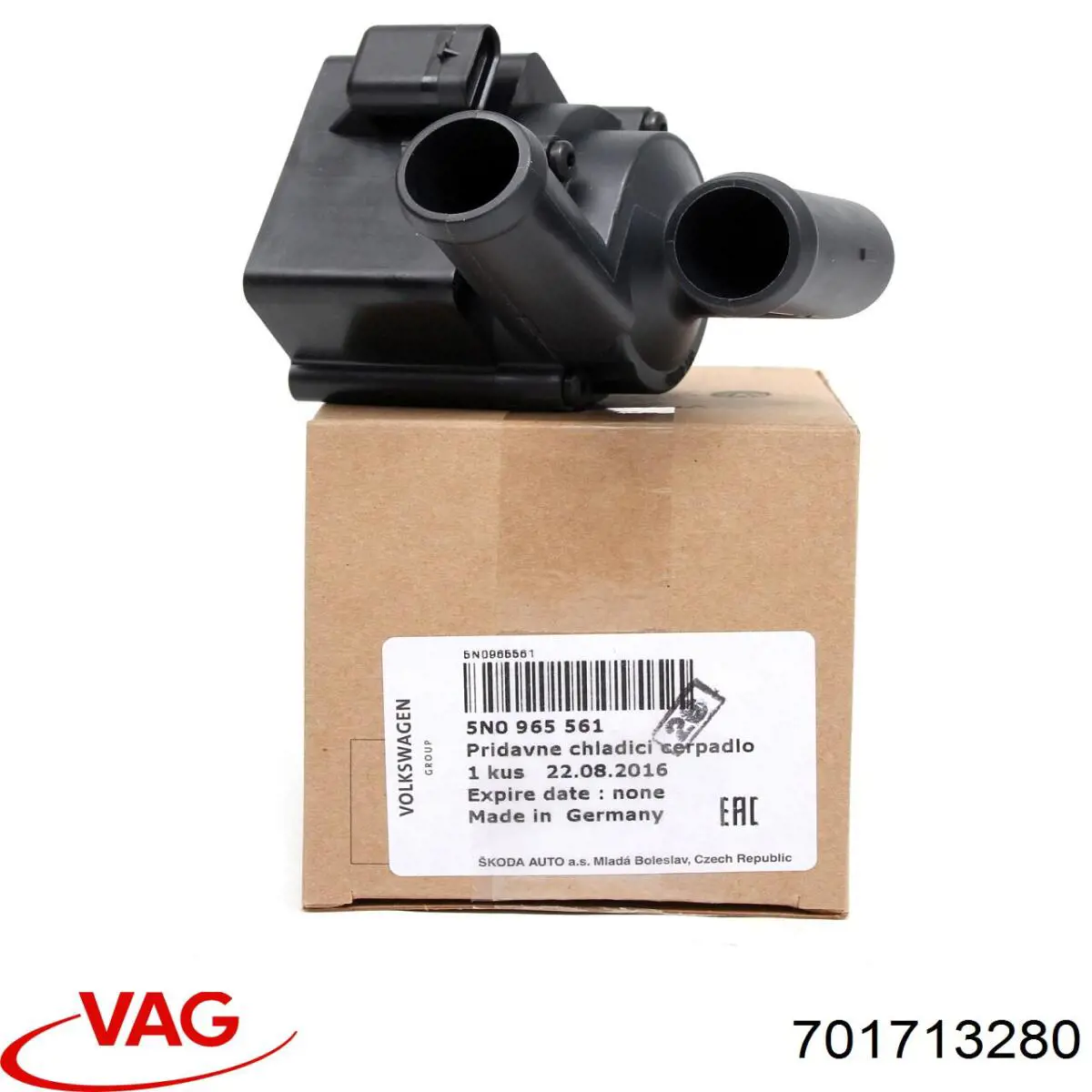 Do koszyka 701713280 VAG Pompa chłodzenia wodą, dodatkowa elektryczna