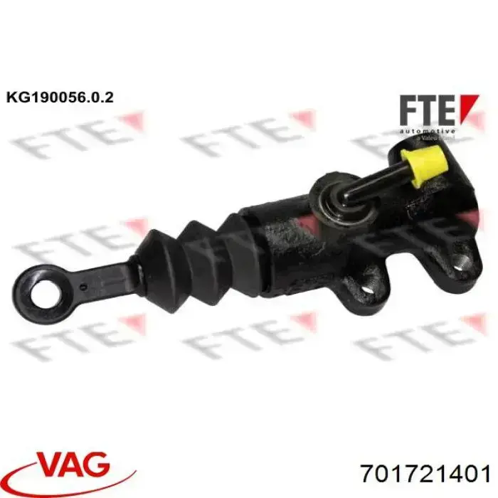 Do koszyka 701721401 VAG Cylinder sprzęgła główny