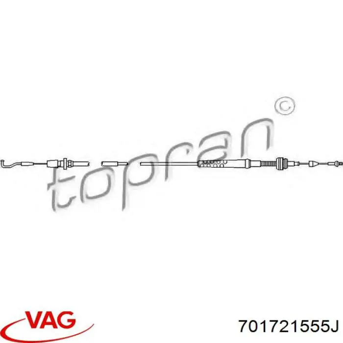 Linka gazu VAG 701721555J cena, od 11,88 USD
