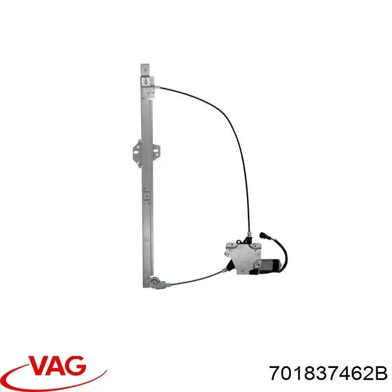 Do koszyka 701837462B VAG Mechanizm podnoszenia szyby drzwi przednich prawych