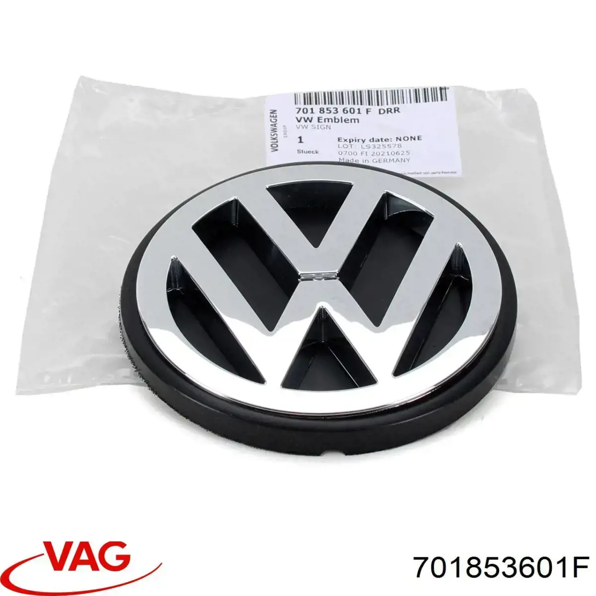 Emblemat na klapę bagaznika (znaczek firmowy) VAG 701853601F cena, od 164,62 USD