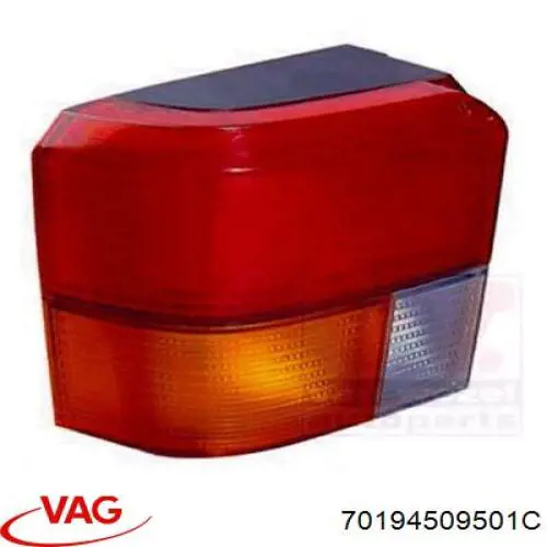 Lampa zespolona tylna lewa VAG 70194509501C cena, od 32,17 USD