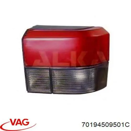 Do koszyka 70194509501C VAG Lampa zespolona tylna lewa