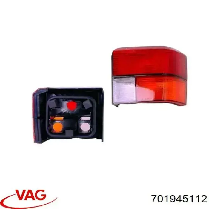 Lampa zespolona tylna prawa VAG 701945112 cena, od 34,35 USD