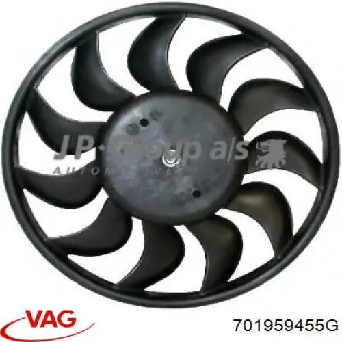 Wentylator (wirnik) chłodnicy VAG 701959455G cena, od 49,17 USD