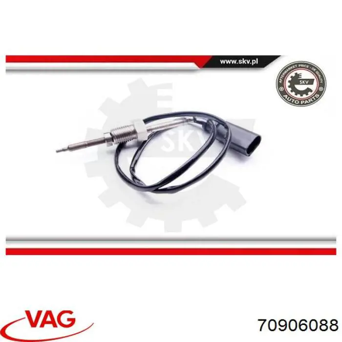 Czujnik temperatury spalin, przed turbiną VAG 70906088 cena, od 40,30 USD