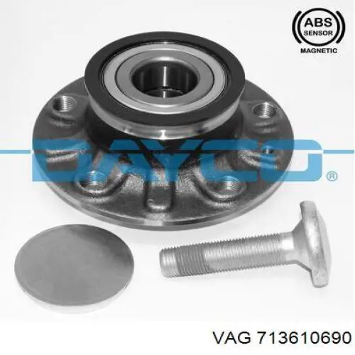 Do koszyka 713610690 VAG Piasta tylna