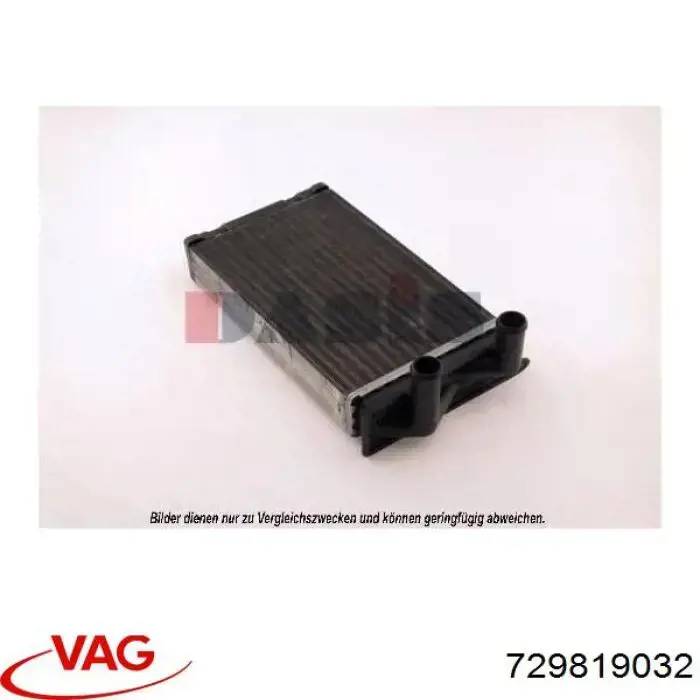 729819031 VAG Chłodnica nagrzewnicy (ogrzewacza)