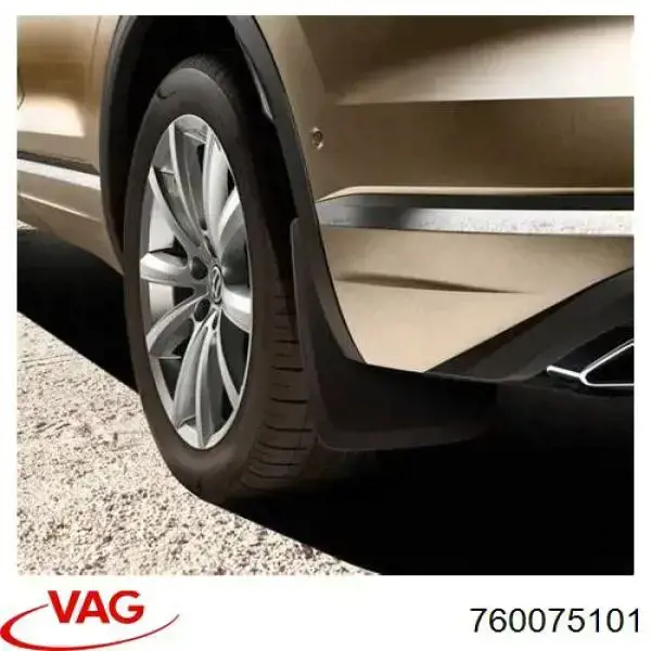 Chlapacze tylne, komplet do Volkswagen Touareg III CR7, RC8